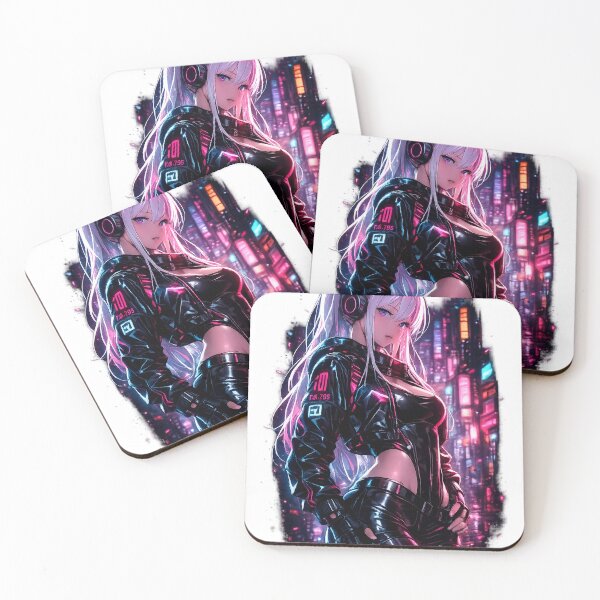 Item preview, Sci Fi Bunny Girl Neon Aesthetic designed and sold by AnimDream .