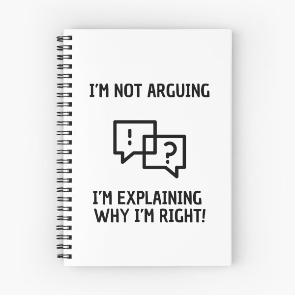 Item preview, I'm not arguing! I'm explaining why I'm right! designed and sold by Cami & Co. Design.