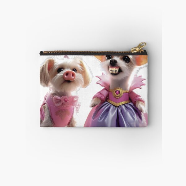 Aperçu de l'œuvre Bizarre Princesse et chiots cochons créée et vendue par LujziWorld.