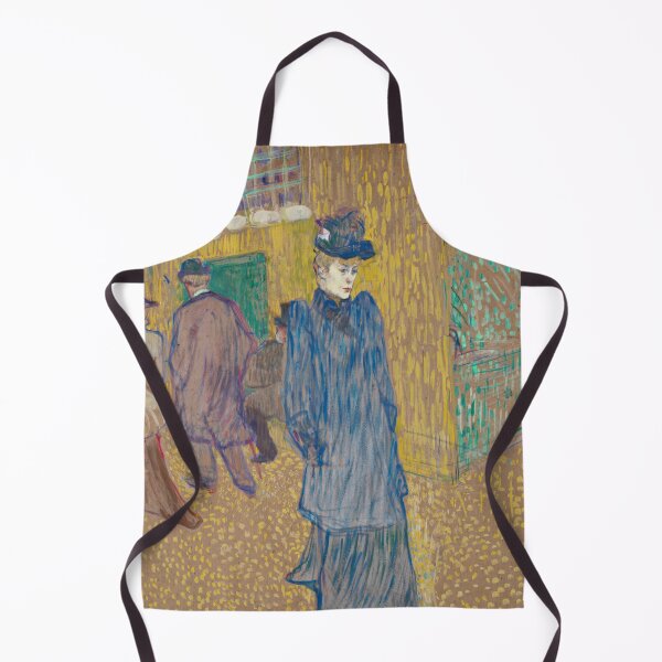 Item preview, Jane Avril Leaving the Moulin Rouge by Henri de Toulouse-Lautrec | Paris Nightlife Poster Print designed and sold by artofuniverse.