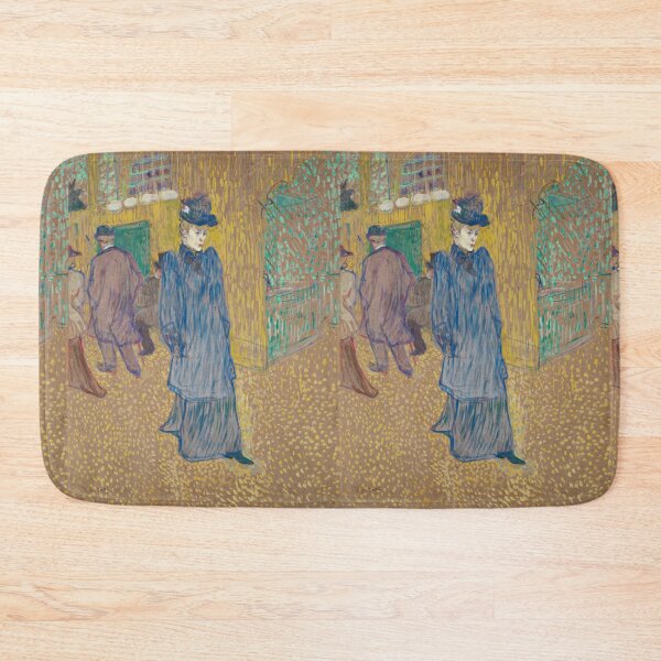 Item preview, Jane Avril Leaving the Moulin Rouge by Henri de Toulouse-Lautrec | Paris Nightlife Poster Print designed and sold by artofuniverse.