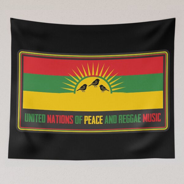 Item preview, United Nations Of Peace And Reggae Music (Colorful Contour) designed and sold by MagicEyesOnly.