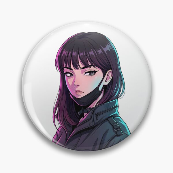 Item preview, Midnight Glare | Cyberpunk Anime Girl & Techwear Aesthetic designed and sold by OVERRIDESTUDIOS.