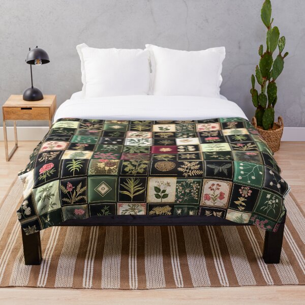 Item preview, ✨Dark Academia Botanical Tile Pattern✨ designed and sold by CheersTOGETHER.