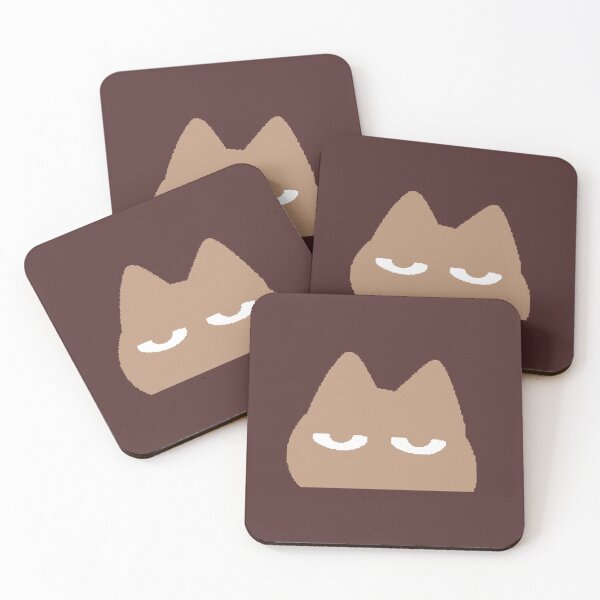 Item preview, Minimalist Sleeping Brown Cat Judgy Cat Aesthetic designed and sold by AstronautMerch.