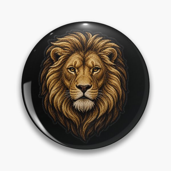 Item preview, Luxury Lion Embroidery Patch | Premium Mane Satin Stitch Design designed and sold by ColorSplash123.