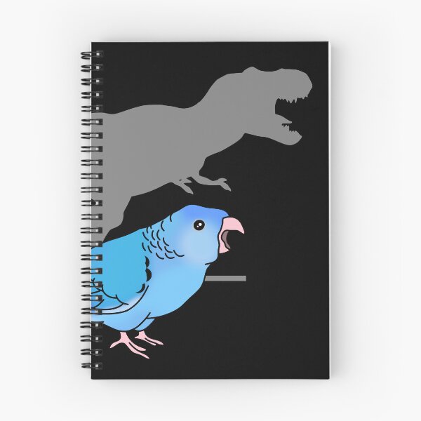 Item preview,  T-rex Blue Lineolated Parakeet designed and sold by FandomizedRose.