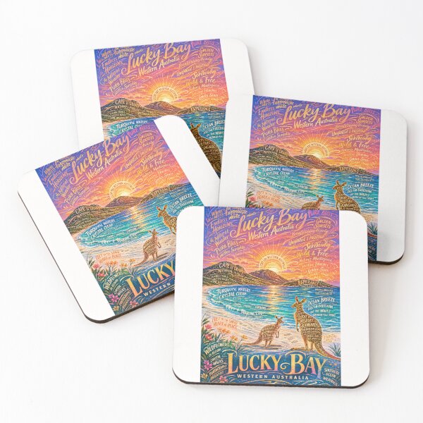 Item preview,  Lucky Bay Western Australia Cape Le Grand National Park Kangaroos designed and sold by Places On Earth.