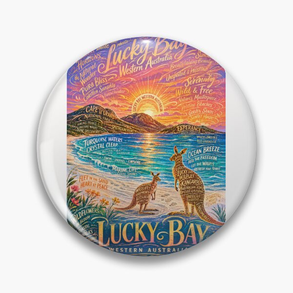 Item preview,  Lucky Bay Western Australia Cape Le Grand National Park Kangaroos designed and sold by Places On Earth.