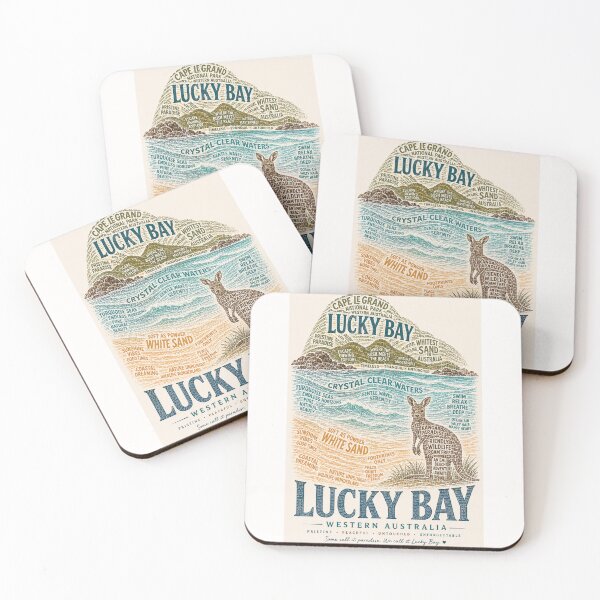 Item preview, Lucky Bay Western Australia Cape Le Grand Crystal Waters designed and sold by Places On Earth.