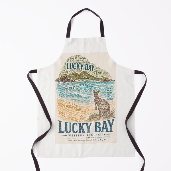 Item preview, Lucky Bay Western Australia Cape Le Grand Crystal Waters designed and sold by Places On Earth.