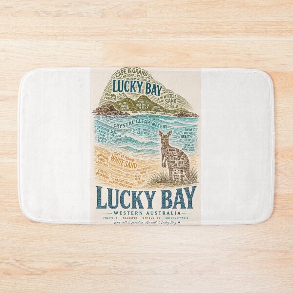 Item preview, Lucky Bay Western Australia Cape Le Grand Crystal Waters designed and sold by Places On Earth.
