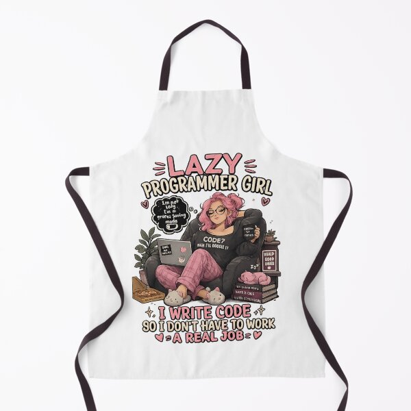 Item preview, Lazy Programmer Girl – Funny Coding designed and sold by YamiSociety.