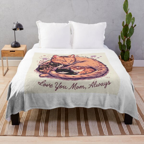 Item preview, Love You Mom Always Cat Family designed and sold by Sky-bully.