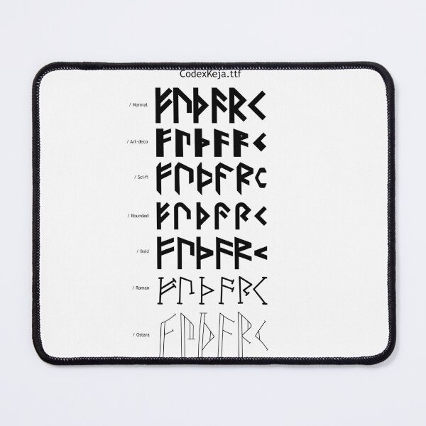 Item preview, Futhark in CodexKeja.ttf - Dark designed and sold by TotalKejas.