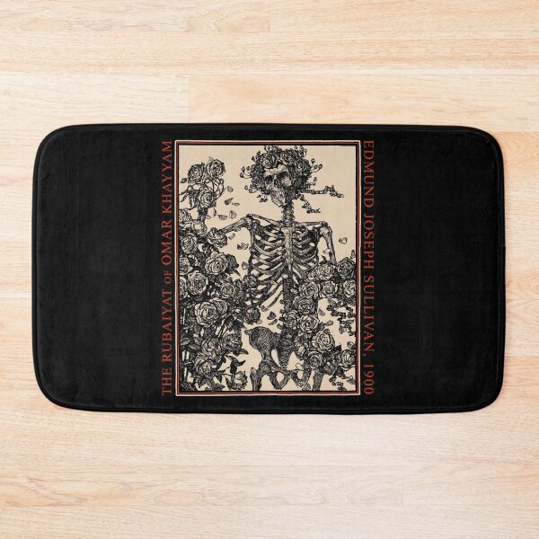 Item preview, Rubaiyat of Omar Khayyam, Vintage Art, Gothic, Skeleton & Roses designed and sold by Proverbial Wisdom Design.