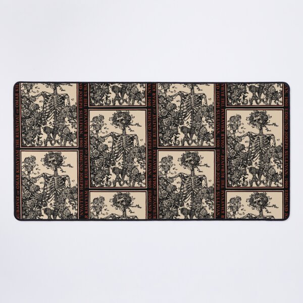 Item preview, Rubaiyat of Omar Khayyam, Vintage Art, Gothic, Skeleton & Roses designed and sold by Proverbial Wisdom Design.