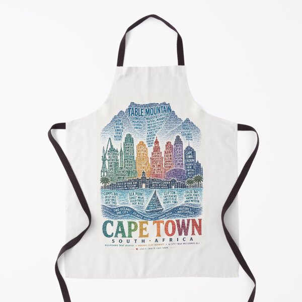 Item preview, Cape Town South Africa Table Mountain Bo Kaap Camps Bay Atlantic Ocean Skyline designed and sold by Places On Earth.