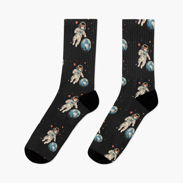 Item preview, Space Cat Astronaut  Retro Sci-Fi Teen Art designed and sold by BoxofMoments.