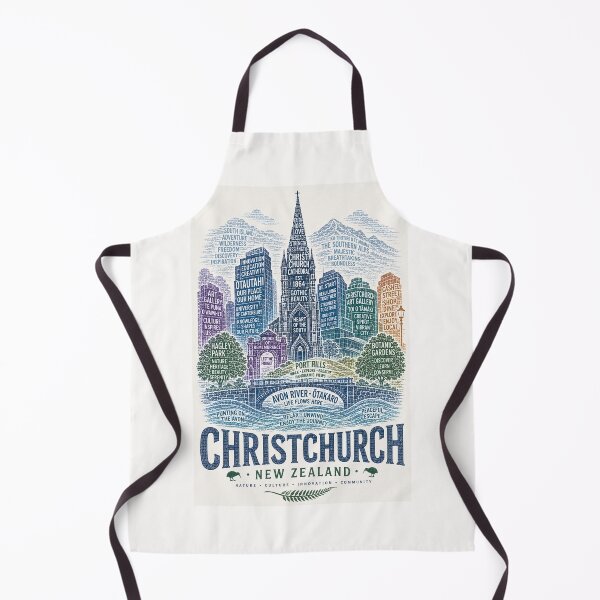 Item preview, Christchurch New Zealand Avon River South Island Cathedral Square Heritage designed and sold by Places On Earth.