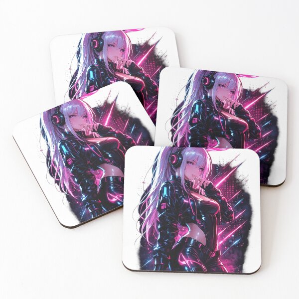Item preview, Neon Bunny Girl Techwear Anime designed and sold by AnimDream .