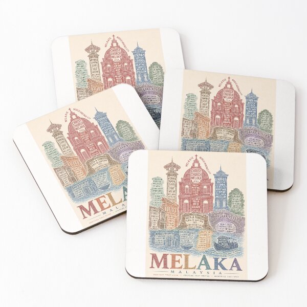 Item preview, Melaka Malaysia Jonker Street Christ Church A Famosa Heritage City designed and sold by Places On Earth.
