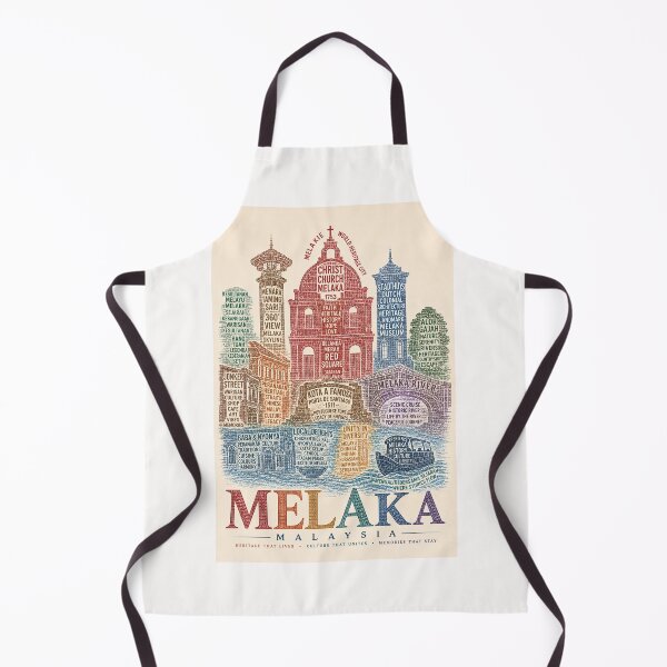 Item preview, Melaka Malaysia Jonker Street Christ Church A Famosa Heritage City designed and sold by Places On Earth.