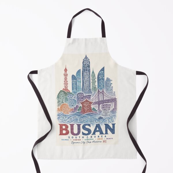 Item preview, Busan South Korea Haeundae Gwangalli Centum City Coastal Skyline designed and sold by Places On Earth.