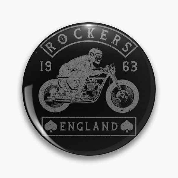 Item preview, Rockers, England, 1960s, Rock n Roll, Rockabilly Bikers Design designed and sold by Proverbial Wisdom Design.