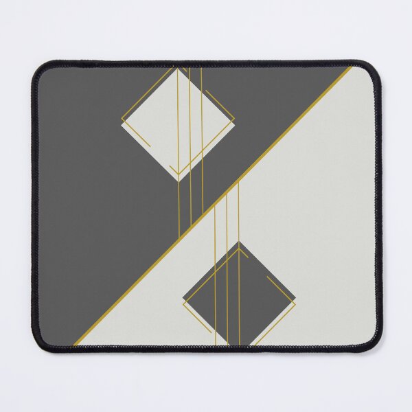 Item preview, The Divergence - Charcoal and Gold Minimalist Geometric designed and sold by artdocaj.