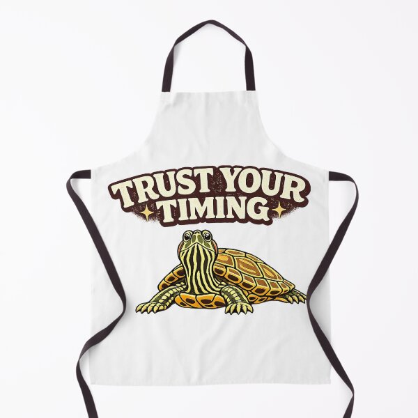 Item preview, Trust Your Timing Retro Turtle designed and sold by NatureStyle555.