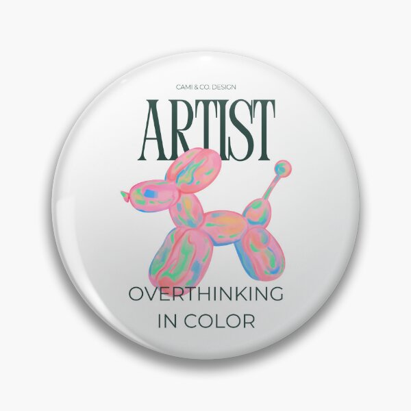 Artikelvorschau, Artist - Overthinking in Color entworfen und verkauft von Cami & Co. Design.
