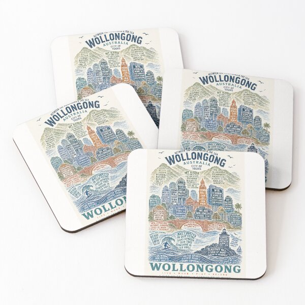 Item preview, Wollongong Australia Illawarra Escarpment North Beach Coastal Heritage designed and sold by Places On Earth.