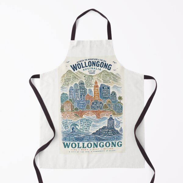 Item preview, Wollongong Australia Illawarra Escarpment North Beach Coastal Heritage designed and sold by Places On Earth.