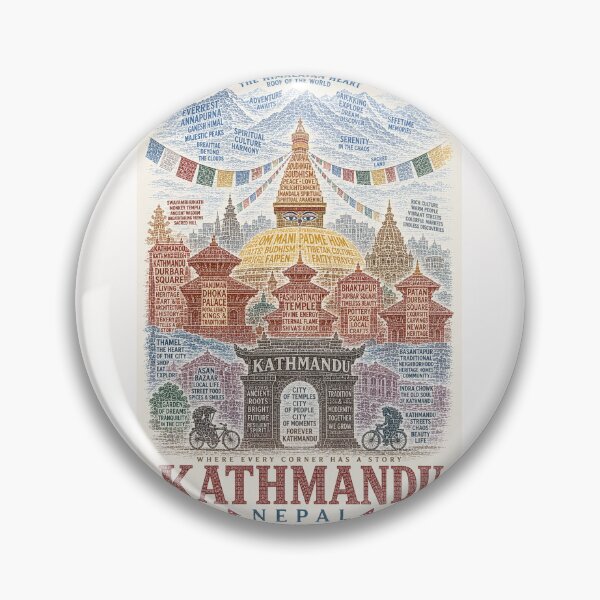 Item preview, Kathmandu Nepal Boudhanath Pashupatinath Durbar Square Himalayan Heritage designed and sold by Places On Earth.