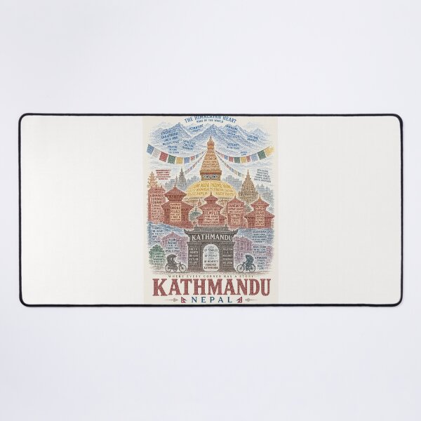 Item preview, Kathmandu Nepal Boudhanath Pashupatinath Durbar Square Himalayan Heritage designed and sold by Places On Earth.
