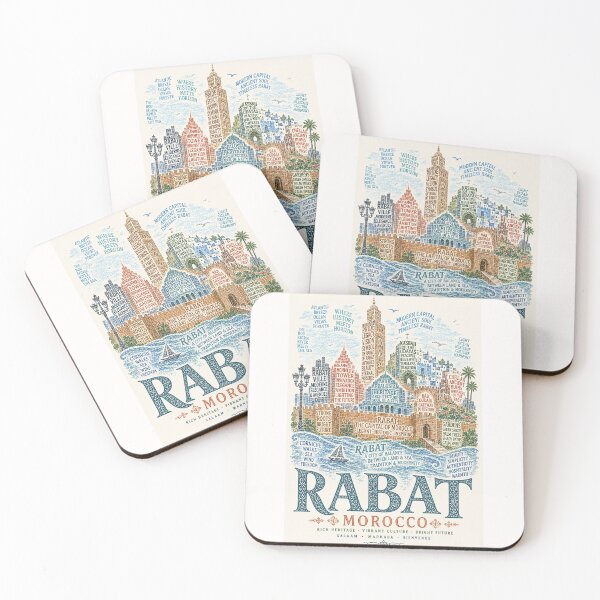 Item preview, Rabat Morocco Hassan Tower Kasbah of the Udayas Atlantic Heritage designed and sold by Places On Earth.