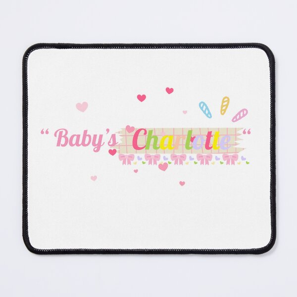 Item preview, Baby's Charlotte Cute Pastel Typography Design designed and sold by ammiespy.