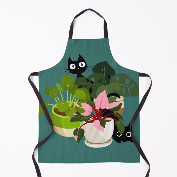 Item preview, Hide and seek cats in houseplants designed and sold by InkRiot Studios.