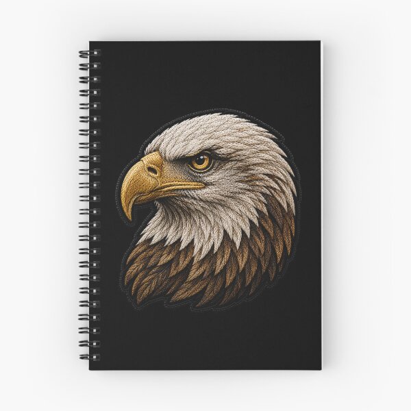 Item preview, Luxury Eagle Embroidery Patch | Premium Feather Satin Stitch Design designed and sold by ColorSplash123.