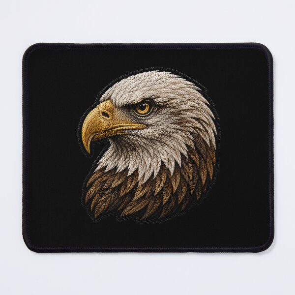 Item preview, Luxury Eagle Embroidery Patch | Premium Feather Satin Stitch Design designed and sold by ColorSplash123.