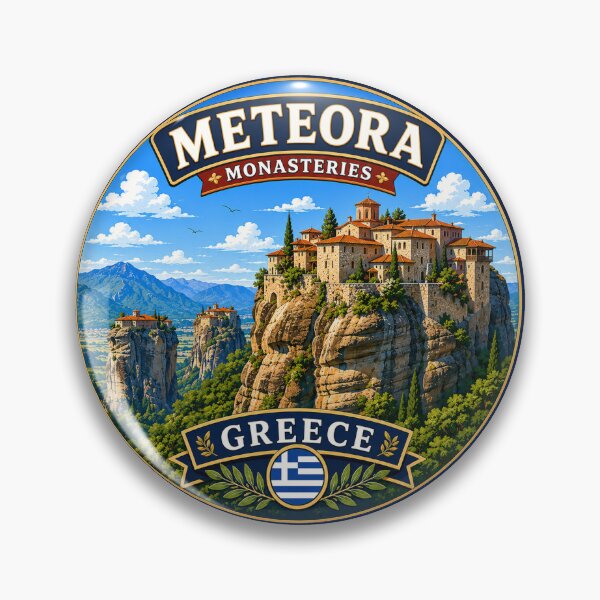 Item preview, Meteora Monasteries, Greece designed and sold by Myra365Art.