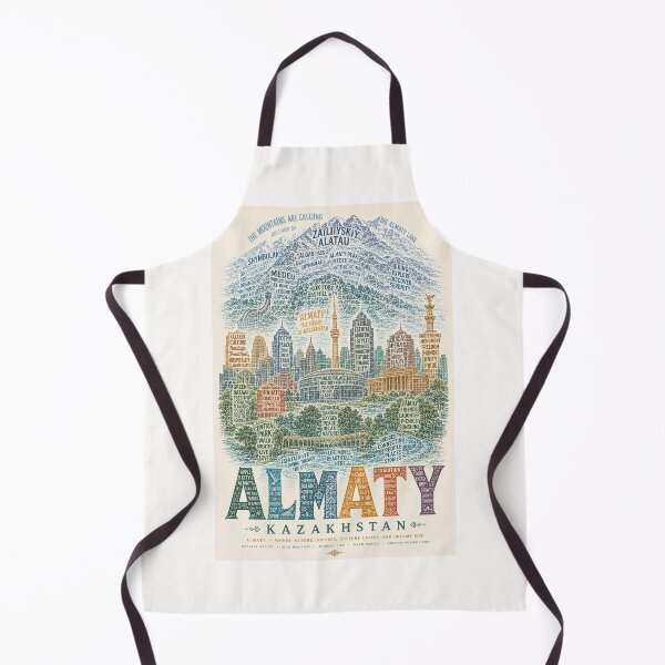 Item preview, Almaty Kazakhstan Zailiyskiy Alatau Medeu and Kok Tobe Skyline designed and sold by Places On Earth.
