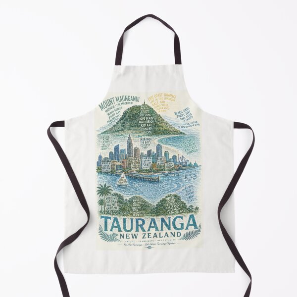 Item preview, Tauranga New Zealand Mount Maunganui and Bay of Plenty Coastline designed and sold by Places On Earth.