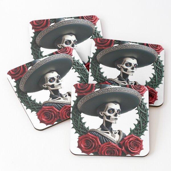 Item preview, La Catrina Red Sombrero designed and sold by Bluesax.
