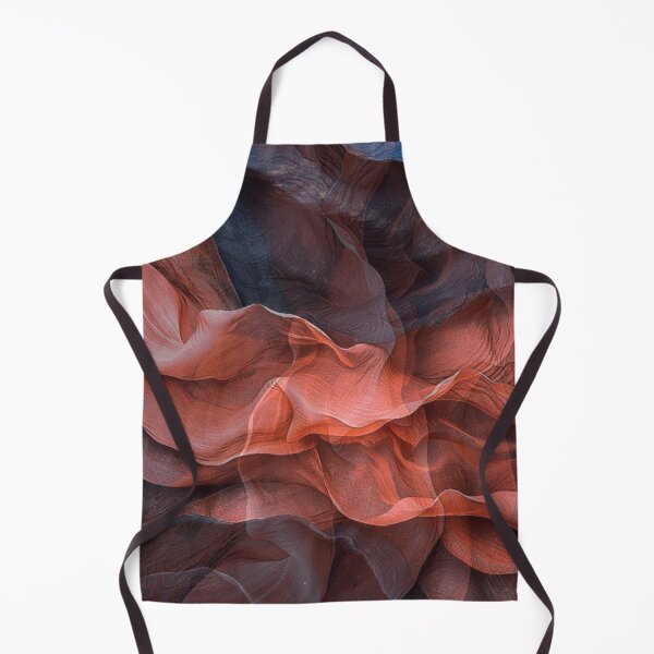 Item preview, Abstract Orange and Green Ruffles designed and sold by ZedColors.