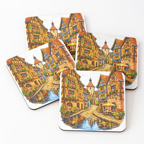 Item preview, Colmar France Village Aesthetic Gift designed and sold by Imaginarium of Chaos falcon88 .