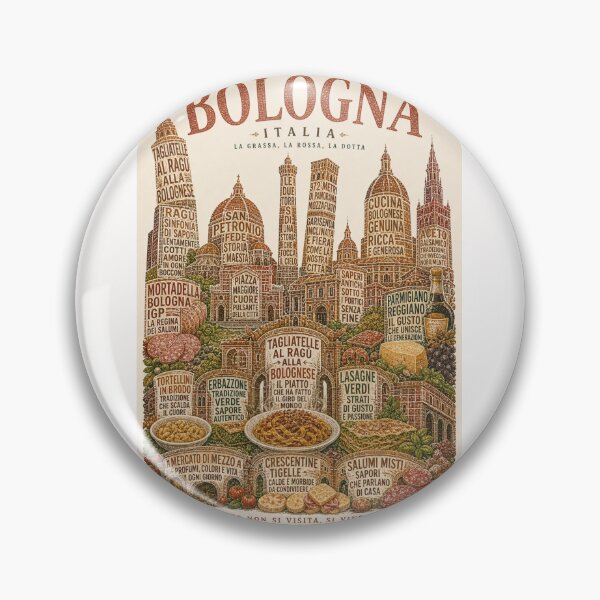 Item preview, Bologna Italia Piazza Maggiore and Tagliatelle al Ragù Traditions designed and sold by Places On Earth.