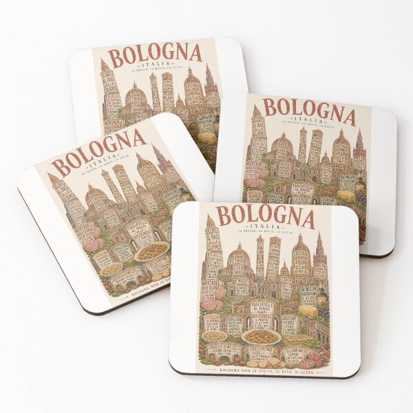 Item preview, Bologna Italia Piazza Maggiore and Tagliatelle al Ragù Traditions designed and sold by Places On Earth.