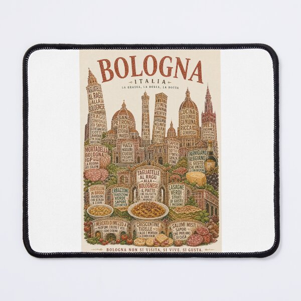 Item preview, Bologna Italia Piazza Maggiore and Tagliatelle al Ragù Traditions designed and sold by Places On Earth.